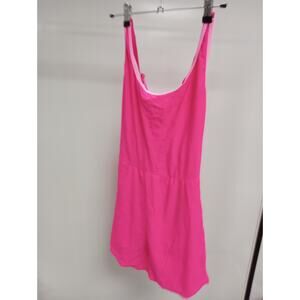 NWOT Hot Pink Swimdress - L - Removable Pads & Adj Straps  0278